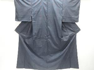 大特価品　未使用品　幾何学模様織り出し本場泥大島紬着物(5マルキ)